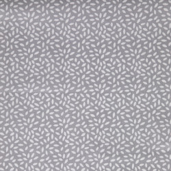 Printed Cotton STILI Gray / White